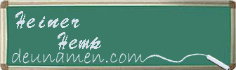 Heiner Hemp Visitenkarte